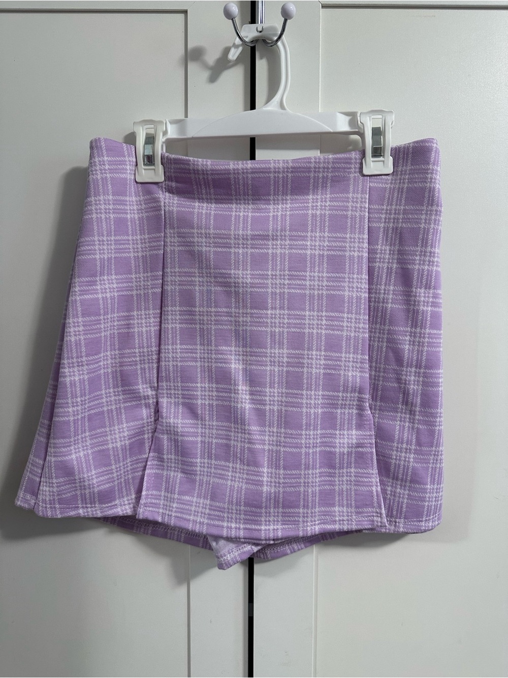 Olivia Rae Lavender Plaid Mini Skort 💜